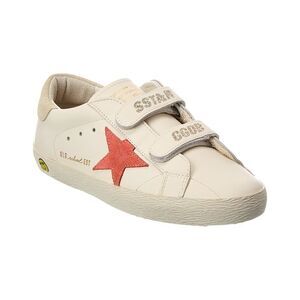 Golden Goose Old School Leather Sneaker, White
